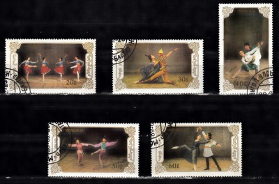 A12 S1 4 - Timbre foarte vechi - Mongolia - balet foto