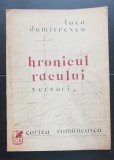 Hronicul racului. Versuri - Luca Dumitrescu