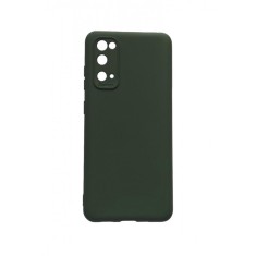 Husa telefon compatibila cu Samsung Galaxy Galaxy S20 FE, Verde, Cu interior de catifea, 151HT