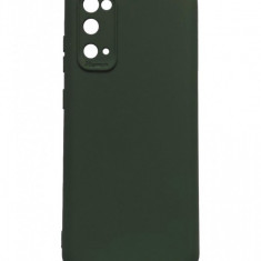 Husa telefon compatibila cu Samsung Galaxy Galaxy S20 FE, Verde, Cu interior de catifea, 151HT