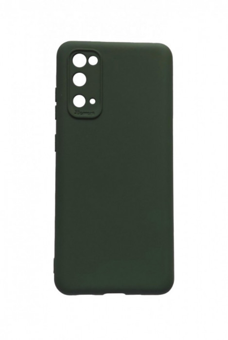 Husa telefon compatibila cu Samsung Galaxy Galaxy S20 FE, Verde, Cu interior de catifea, 151HT
