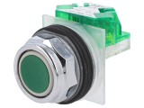 Comutator apăsare 30mm 1 NO verde
