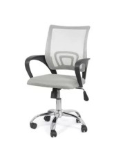 Scaun birou copii ergonomic OFF 619, mesh, baza cromata, inaltime reglabila, 80 kg