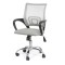 Scaun birou copii ergonomic OFF 619, mesh, baza cromata, inaltime reglabila, 80 kg
