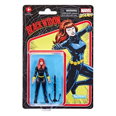 Marvel Legends Retro Collection Figurina articulata Black Widow 10 cm foto