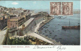 AMS# - ILUSTRATA ENTRANCE, GRAND HARBOUR, MALTA CIRCULATA 1913