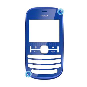 Carcasa frontala Nokia 200 Asha albastra