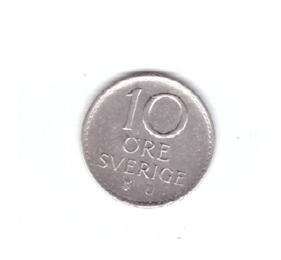 Moneda Suedia 10 ore 1972, stare foarte buna, curata foto