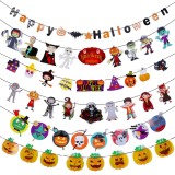 Set 6 banenere pentru Halloween Lictin, hartie, multicolor