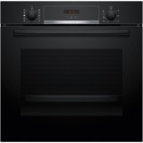 Cuptor incorporabil Bosch HQA534BB3, 71 L, Electric, Multifunctional, Added Steam, Grill, 8 functii, Autocuratare EcoClean + hidrolitica, 3D Hotair, C