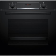 Cuptor incorporabil Bosch HQA534BB3, 71 L, Electric, Multifunctional, Added Steam, Grill, 8 functii, Autocuratare EcoClean + hidrolitica, 3D Hotair, C