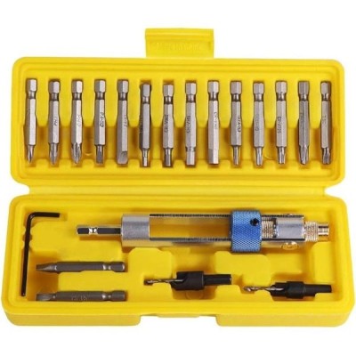 Set biti si adaptor bormasina cu 20 piese Half Time Drill Driver foto