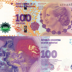 ARGENTINA 100 pesos ND 2012 COMEMORATIVA (prefix Z) UNC!!!