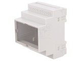 Carcasă din polistiren gri 90x70x65mm pentru șină DIN