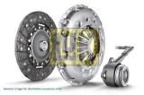 Kit ambreiaj Opel Astra G (F70-T98) 98-09; Vectra B (J96) 95-04; Zafira A (T98) 99-06, motor 2.0 (DTI 16V), cu rulment presiune hidraulic; dTi, LUK