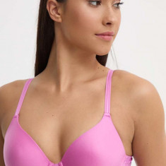 Chantelle sutien culoarea roz, dantela, neted