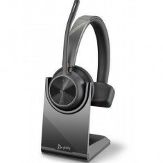 Casti Wireless Call Center Poly Voyager 218471-02, Stand incarcare, USB Type-A, Bluetooth 5.2 (Negru)