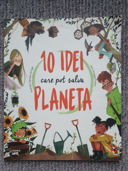 10 idei care pot salva planeta, Giuseppe D&rsquo;Anna, 2021, 48 pag, stare f buna