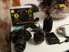 DSLR BODY Nikon D3300, 24Mp, impecabil la cutie full box, 20k cadre foto