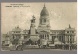 CPIB 23955 - CARTE POSTALA - BUENOS AIRES. CONGRESUL NATIONAL SI MONUMENT, CIRCULATA, 1924, TIMBRU