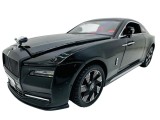 Macheta Rolls Royce Wraith negru 1/24 cu sunete lumini deschide usile si capotele