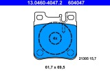 ATE 13.0460-4047.2 set placute frana,frana disc