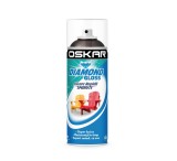 Spray vopsea lemn / metal, Oskar Diamond Gloss, maro ciocolatiu, interior / exterior, 400 ml