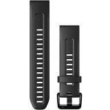 Curea Smartwatch Garmin, QuickFit&reg;, 20 mm, silicon, Black