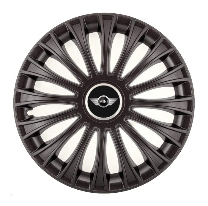 Set 4 Capace Roti, potrivite jantelor de R14, pentru Mini, model dino Negru