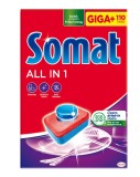 Somat All in One, Detergent Vase, 110 Spalari, Tablete, Curatare Eficienta, Protectie Coroziune, Stralucire Impecabila