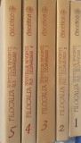 Filocalia Sfintelor Nevointe ale Desavarsirii Volumele 1, 2, 3, 4, 5, Dumitru Staniloae. Editia A Ii-a, Editura Harisma 1992- &#039;95 (supra coperta)