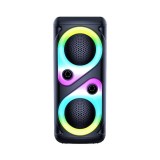 Boxa portabila cu lumini, rgb, 10W, MP3, USB, bluetooth, TF, slot microfon,