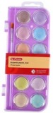 Acuarele tip pastila, pastel, 12 culori, mov, Herlitz