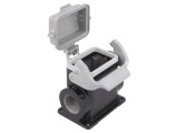 Carcasă HARTING Han&reg; M HDC 6B IP65 cu clichet pentru conectori