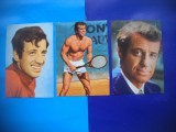 HOPCT LOT NR 1234 JEAN PAUL BELMONDO-ACTORI/ARTISTI-3 CARTI POSTALE-NECIRCULATE, Necirculata, Printata