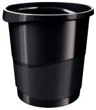 Cos hartie plastic negru 14 L Esselte Europost Vivida