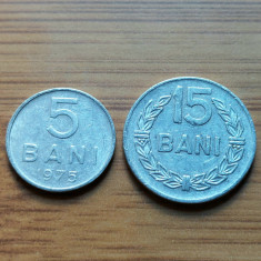 Moneda Romania 5,15 bani 1975