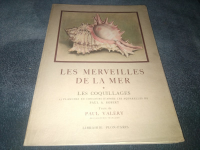 PAUL VALERY - LES MERVEILLES DE LA MER 1936 foto