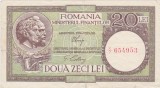 Romania 20 lei 1948 - V. Luca, filigran RPR vertical - X/7 654953