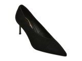 Pantofi eleganti EPICA negri, H692, din piele intoarsa