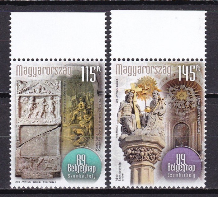 Ungaria 2016 ziua marcii arta MI 5818-5819 MNH w63