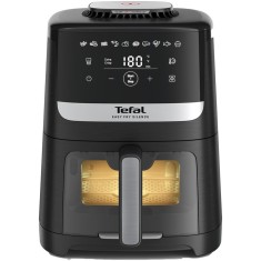 Friteuza cu aer cald TEFAL Easy Fry Silence EY5568E0, 1.5kg, 5l, 1670W, argintiu-negru