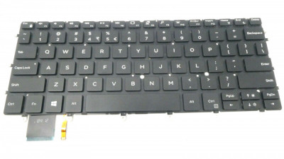 Tastatura laptop, Dell, XPS 13 7390, 9357, 9370, 9380, 9305, 6Y7DJ, cu iluminare, layout US foto