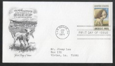 United States 1971 Wool industry FDC K.669