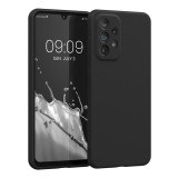 Husa Kwmobile pentru Samsung Galaxy A33 5G, Silicon, Negru, 57806.01, Carcasa