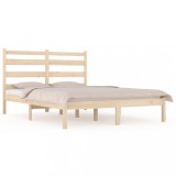 Cumpara ieftin Cadru de pat, 200x200 cm, lemn masiv de pin