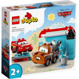 Cumpara ieftin LEGO Duplo Distractie la Spalatorie cu Fulger McQueen si Mater 10996