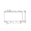 Radiator racire Toyota Rav-4 (Xa20) 06.2001-10.2005 Motor 2, 0 D-4d 85kw Diesel, tip climatizare Cu/fara AC, cutie Manuala, Cu/fara AC, tip Denso, di