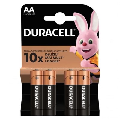 Baterii Duracell AA 4buc/set foto