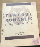N.CRT Interbelica - Teatru Romanesc in 1936